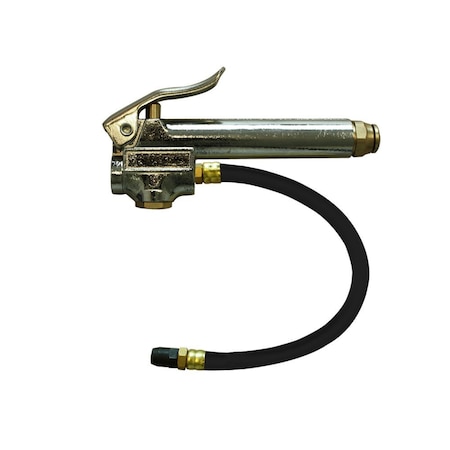 Interstate Pneumatics Tire Inflator TF3000 with Straight-in Tapered Chuck T46 Steel Braided Whip Hose TF3146W